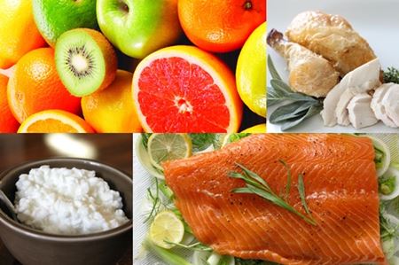 O menu de dieta é seis pétalas