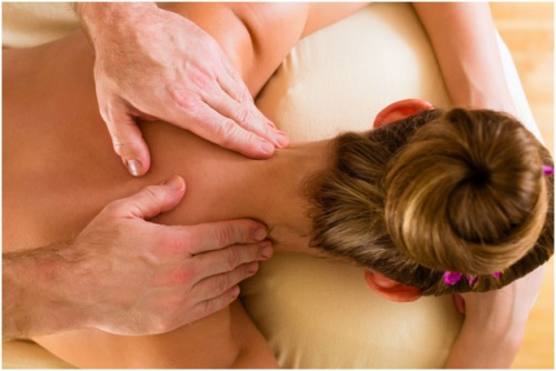 Qual é a massagem da zona do pescoço?