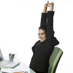 Fitness no local de trabalho Fitness no local de trabalho