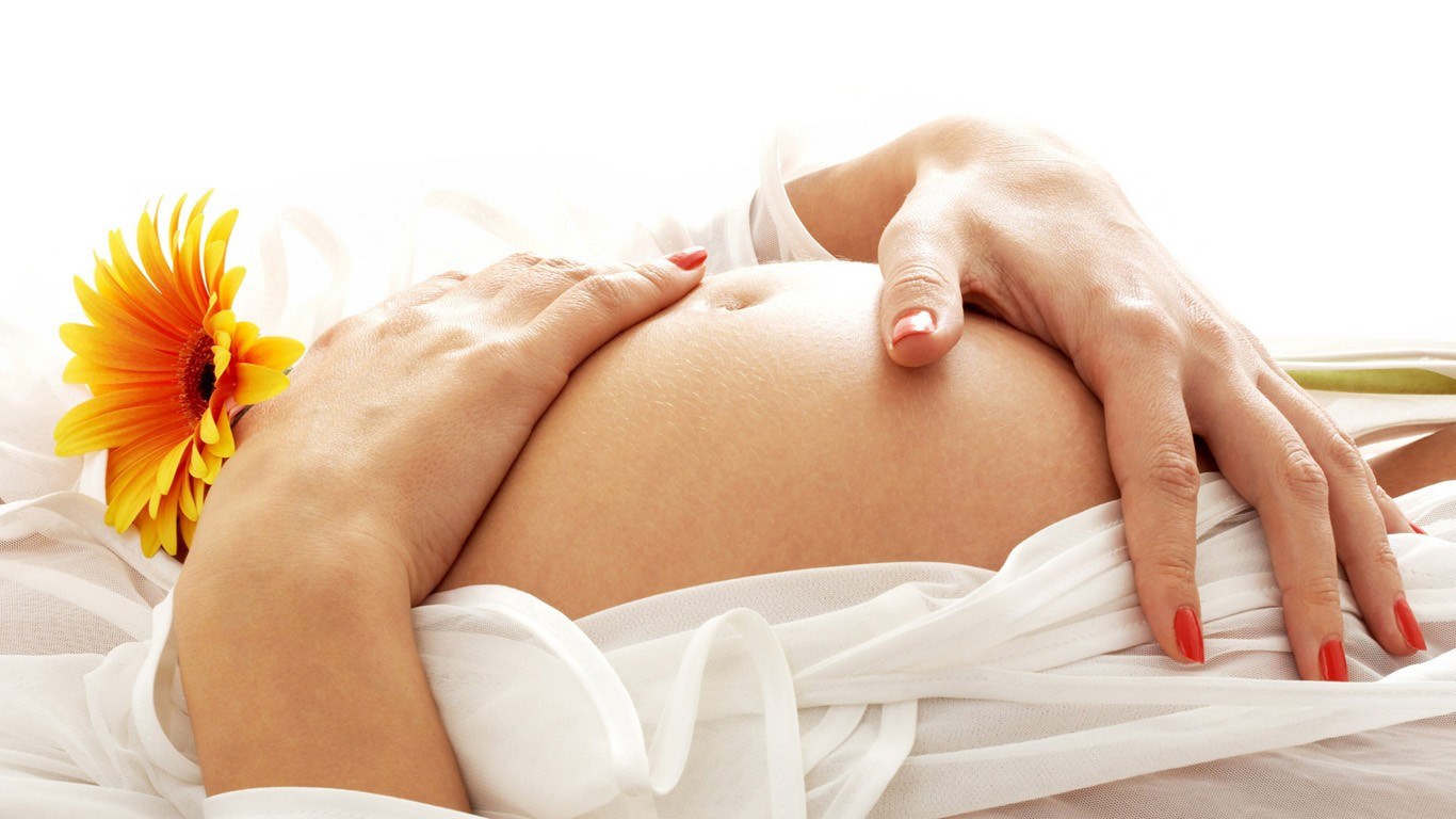 barriga da mulher