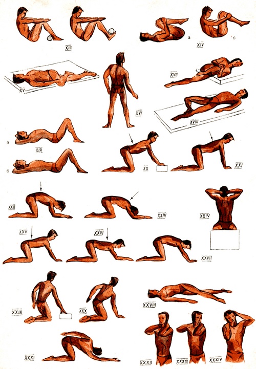 Complexo de exercícios para tratamento de escoliose
