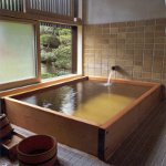 Banho japonês: ofuro Banho japonês: ofuro